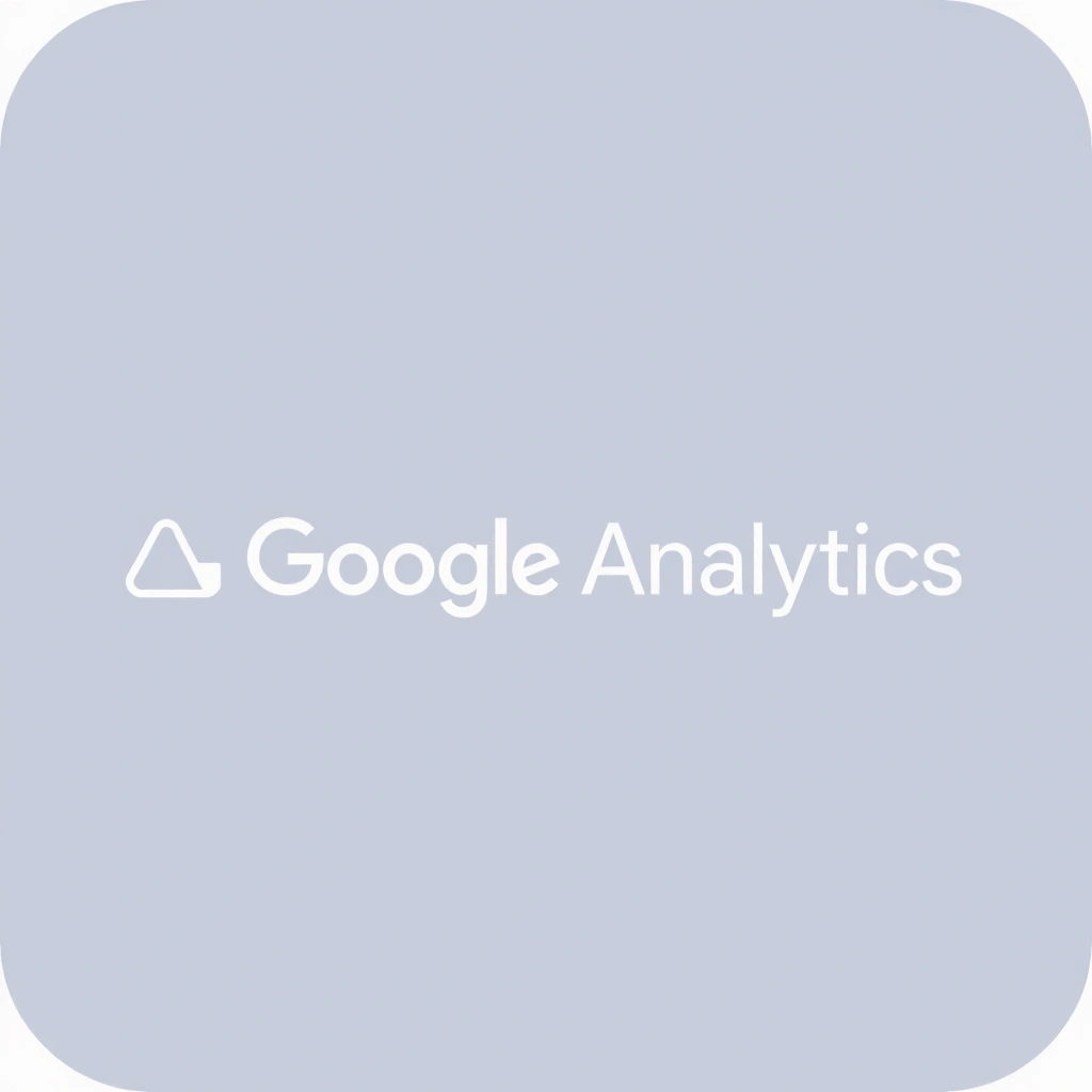 Iconiță stilizată de Google Analytics, reprezentând analiza datelor web și urmărirea performanței site-ului web.
